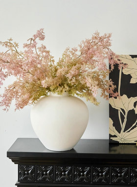 陶瓷圆形大肚子花瓶装饰摆件