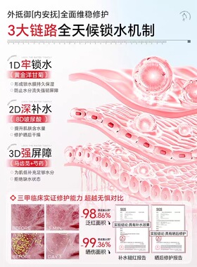 洋甘菊嫩肤美肌面膜女修复熬夜加班保湿晒后修复肌肤屏障官方正品