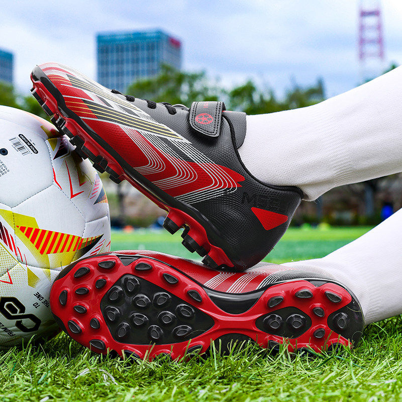 C罗儿童足球鞋男童TF碎钉专业比赛训练球鞋小学生魔术贴防滑长钉,淘宝优惠券,粉丝福利购,淘宝优惠卷