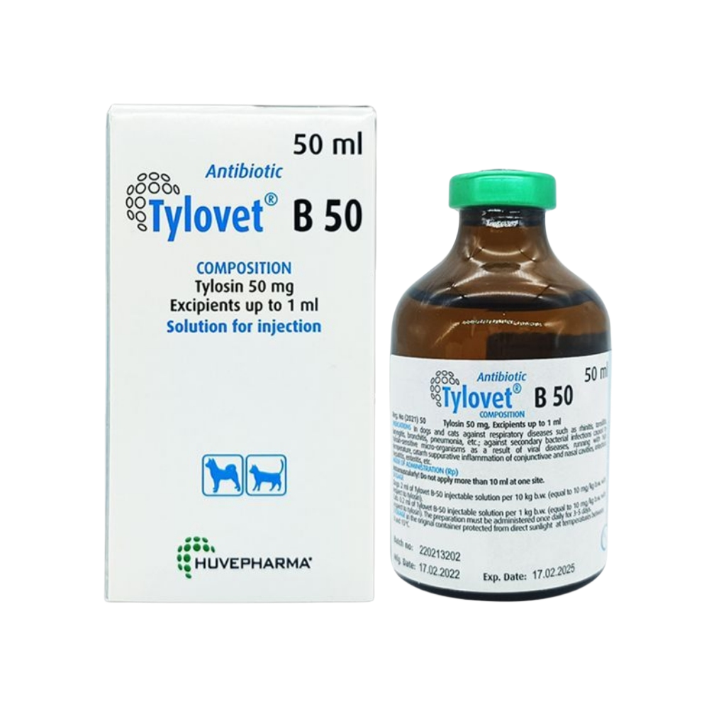 比利时泰乐威B-50泰乐菌素注射液犬猫肺炎呼吸道感染犬窝咳支原体,淘宝优惠券,粉丝福利购,淘宝优惠卷