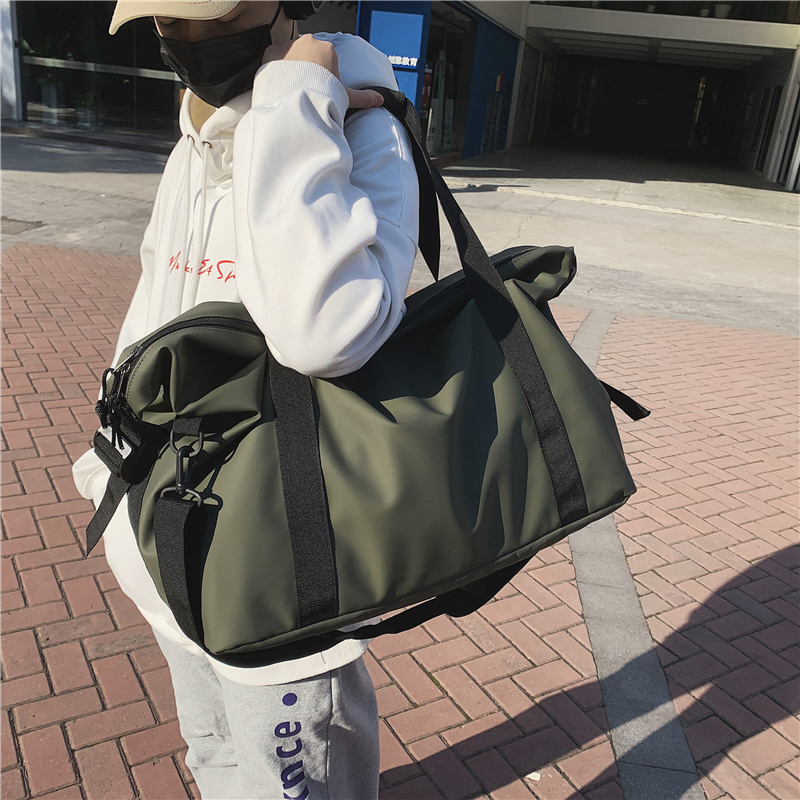 网红韩版手提旅行包女男单肩旅游包大容量出差行李袋待产收纳健身