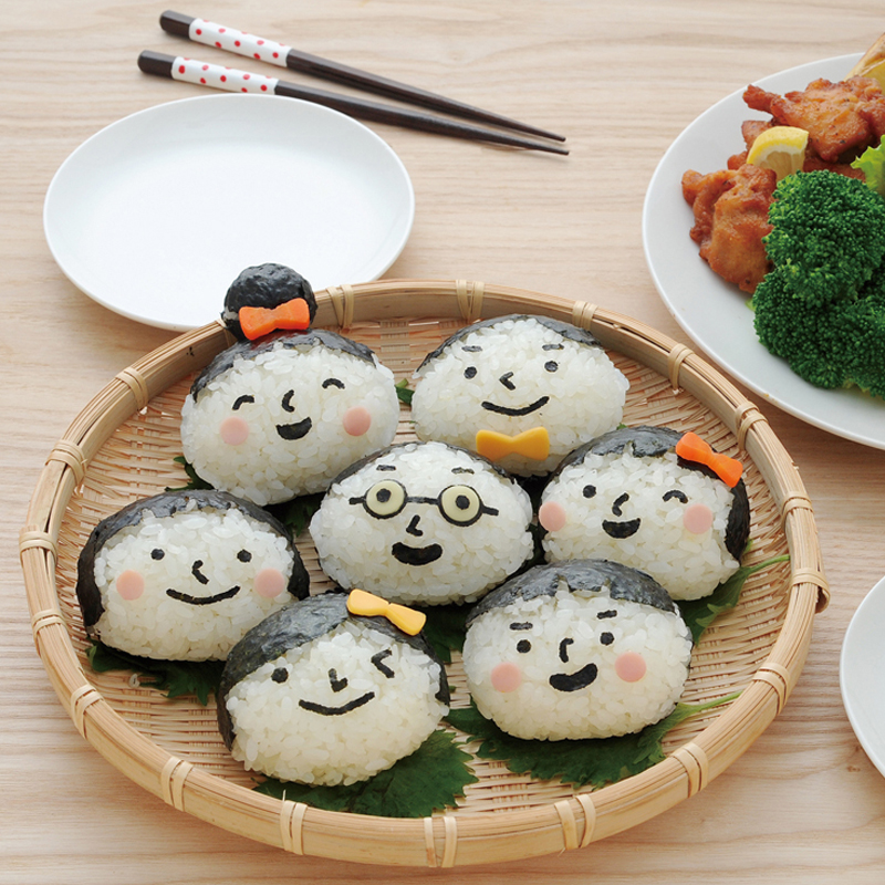 日本arnest 正版 娃娃飯糰模具套裝 寶寶花式全家福便當米飯模具