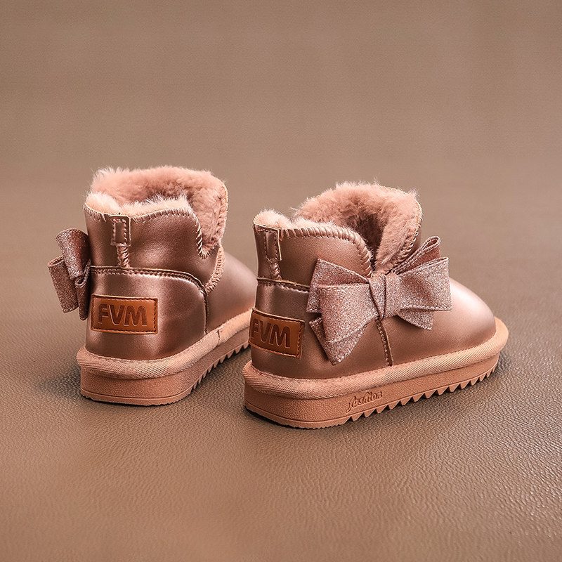 断码清仓女童鞋儿童雪地靴秋冬新款冬季宝宝保暖加绒皮毛一体棉鞋,淘宝优惠券,粉丝福利购,淘宝优惠卷