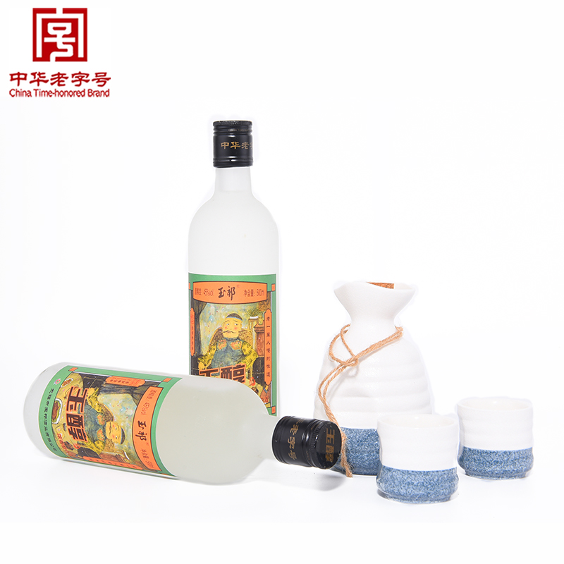 无锡特产 玉醇酒 玉祁粮食白酒 45%浓香型500ml*6 整箱六瓶 - 图1