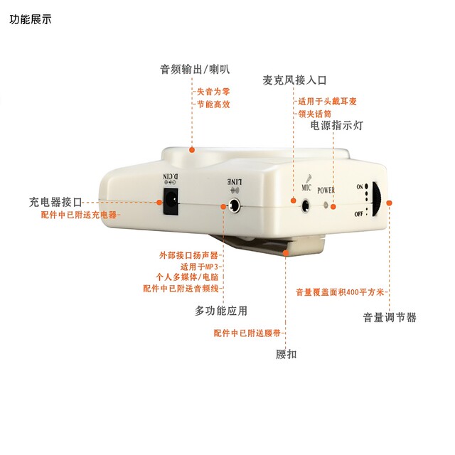 New online N74 small loudspeaker speaker for teachers