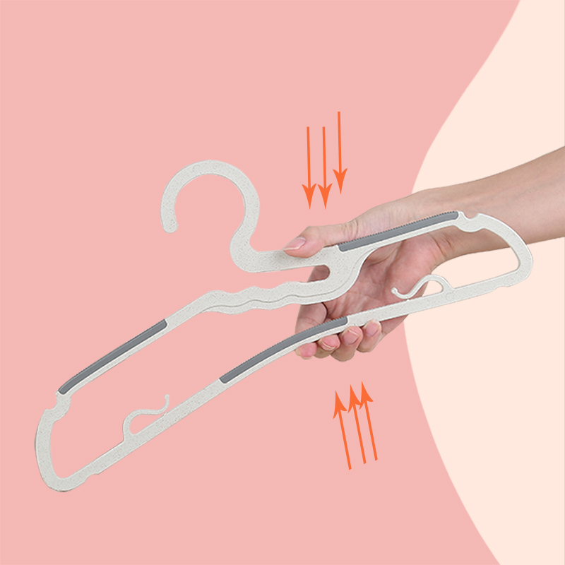 无痕塑料防滑衣架衣帽间家用衣橱衣撑大衣成人加厚防鼓包宿舍衣架 - 图1