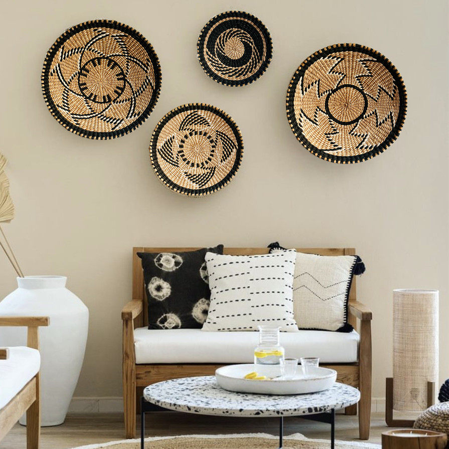 侘寂风墙饰壁挂画摩洛哥壁饰挂饰挂盘设计师样板房店铺民宿装饰品,淘宝优惠券,粉丝福利购,淘宝优惠卷