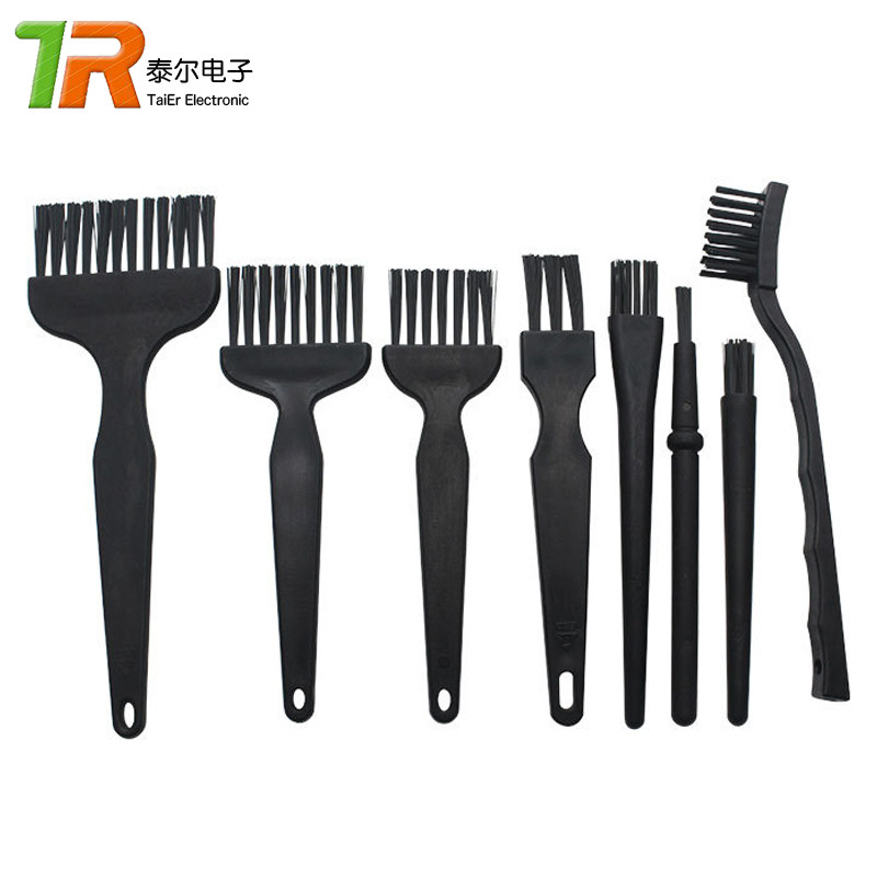 防静电毛刷手机电脑主板键盘清洁PCB板曲柄U型小大号34束线路板刷,淘宝优惠券,粉丝福利购,淘宝优惠卷