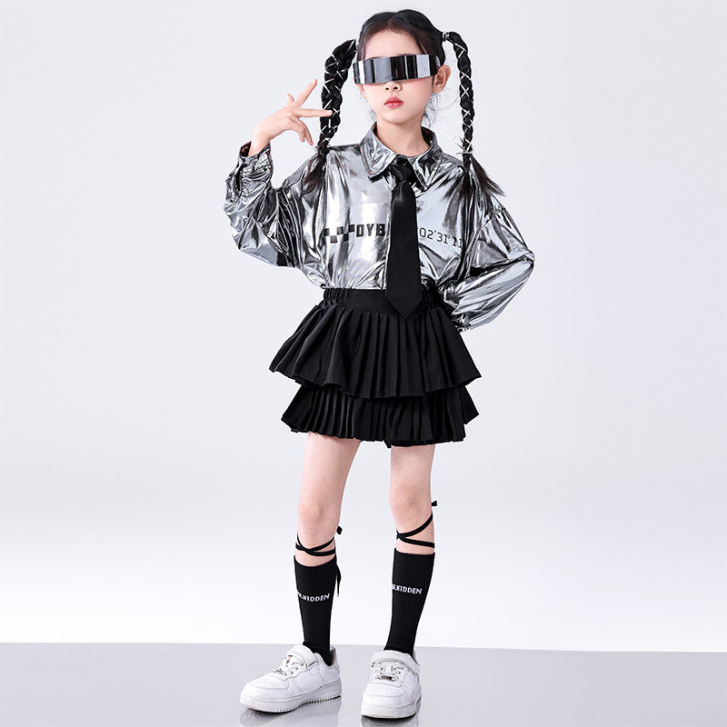 春晚儿童科技感服装舞台演出服亮片男女童未来风走秀架子鼓表演服,淘宝优惠券,粉丝福利购,淘宝优惠卷