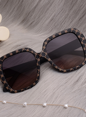 防紫外线韩版女花色太阳镜