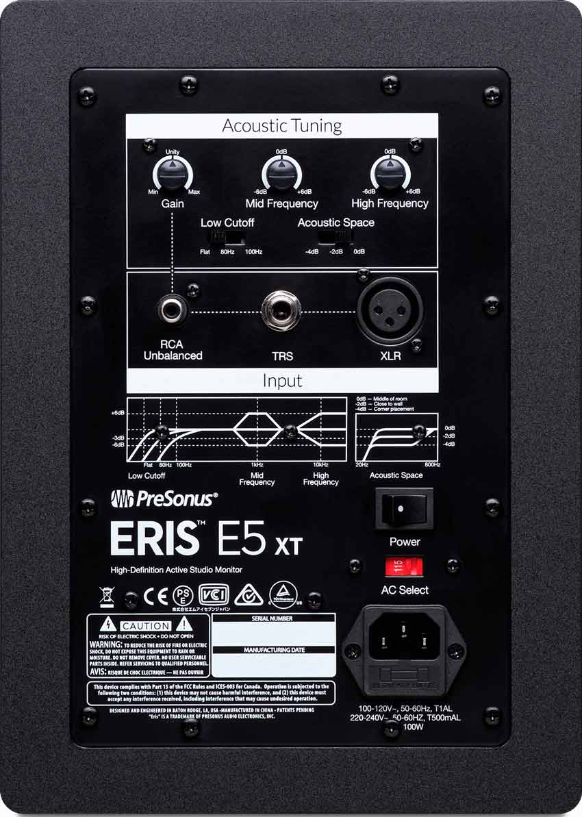 PreSonus Eris E5XT E8XT E7XT有源监听音箱E4.5BT E3.5BT蓝牙 - 图1