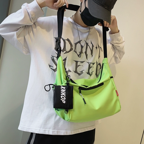 Мужская японская вместительная и большая сумка через плечо, сумка на одно плечо