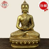 Tibetan Buddhism Nepal Dizzang Large number pure bronze Tibetan Amitabu Buddha statue home Buddha Decorative Pendulum piece of fine work