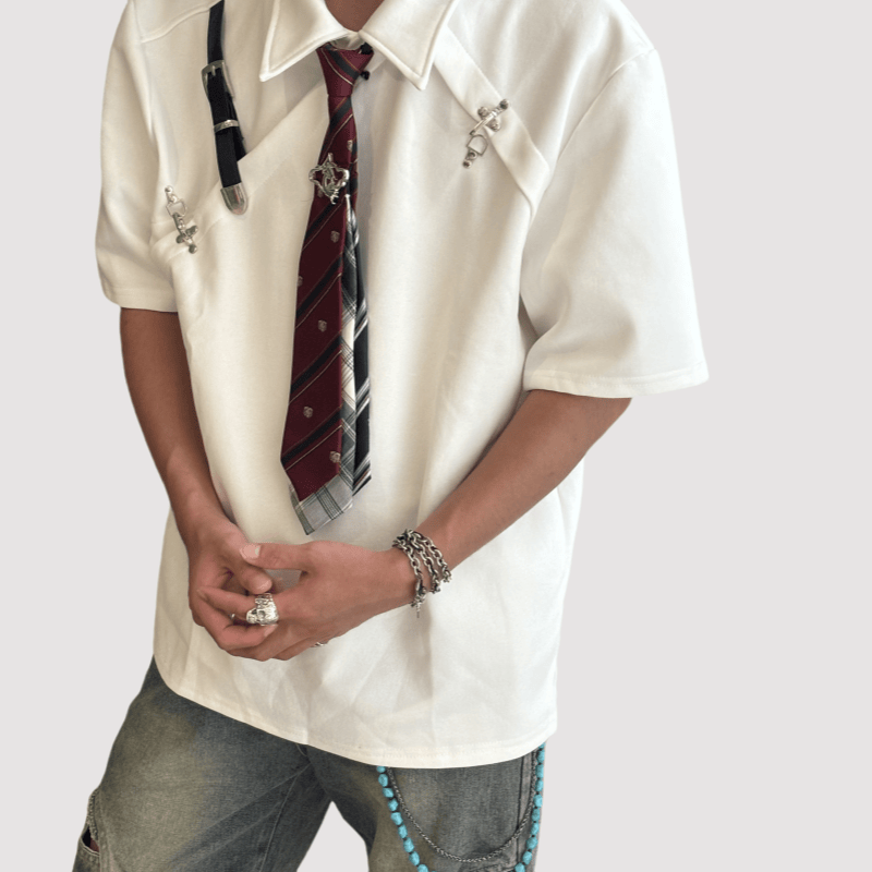 PAPR  25FW 原创三合一拼接免打领带,淘宝优惠券,粉丝福利购,淘宝优惠卷