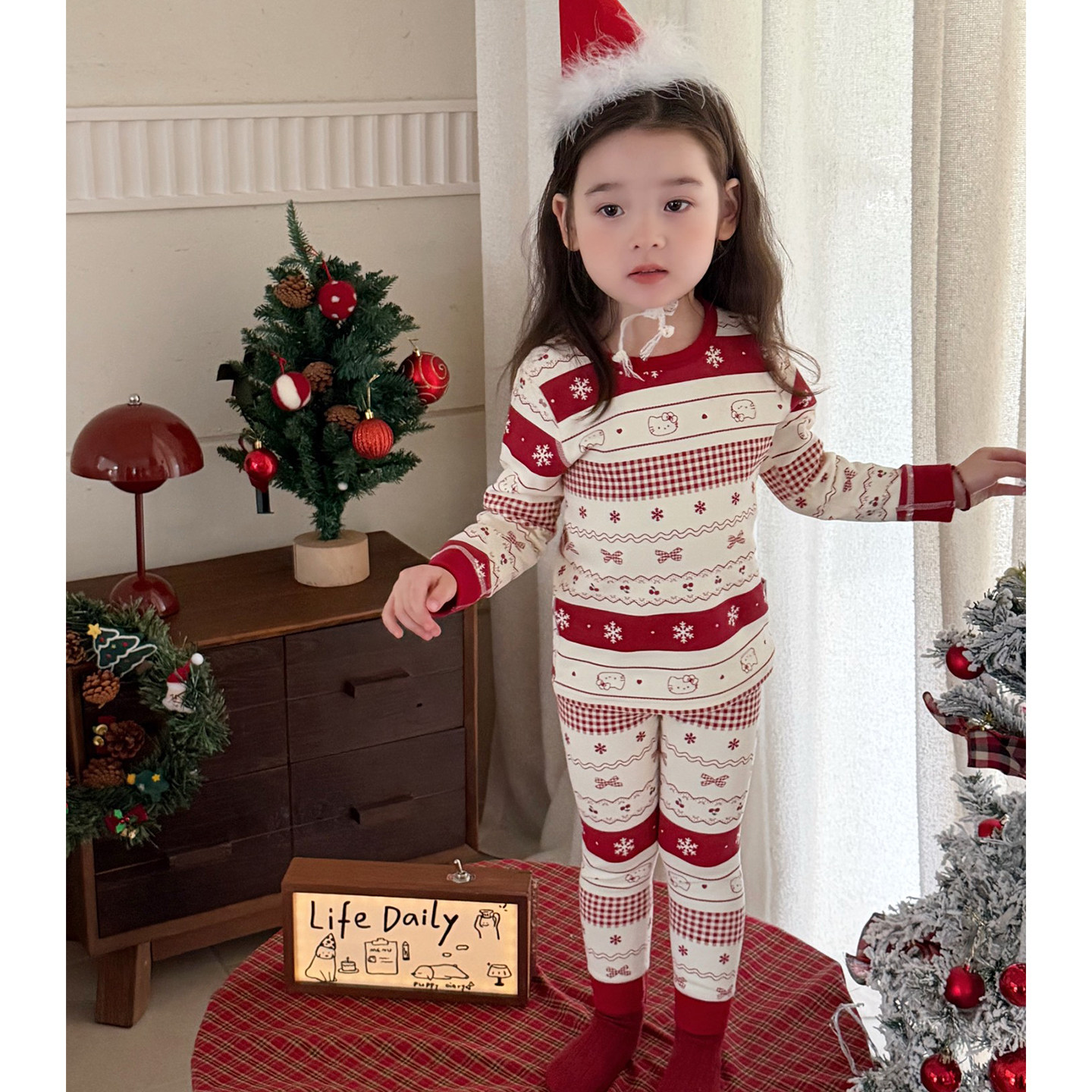 新年儿童红色秋衣秋裤纯棉A类男女童本命年内衣套装全棉小孩睡衣,淘宝优惠券,粉丝福利购,淘宝优惠卷