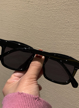 百搭时尚方形太阳镜女墨镜男