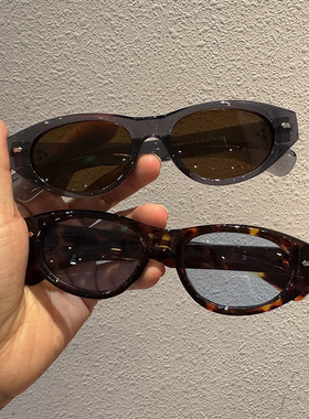 日系复古猫眼墨镜女春夏新款