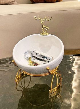 入户进门钥匙收纳摆件轻奢现代