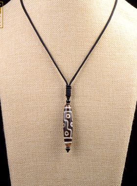 九眼天珠吊坠天然玛瑙一物一证