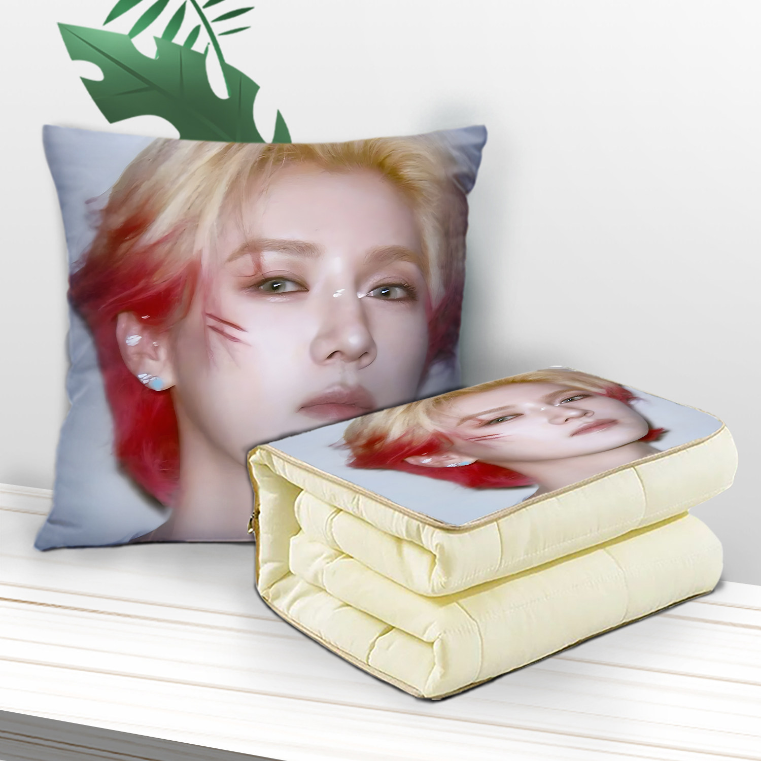 鹿晗抱枕超软两用多功能空调被办公抱枕被子二合一被子午睡宿舍,淘宝优惠券,粉丝福利购,淘宝优惠卷