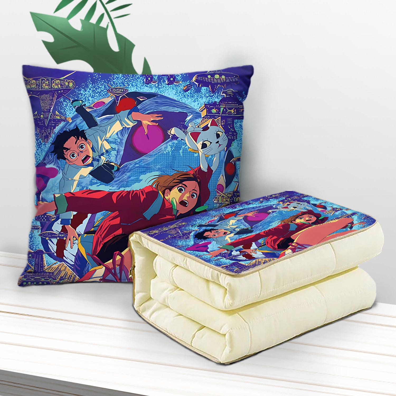 胆大党抱枕被子二合一两用办公室午休被汽车空调被子,淘宝优惠券,粉丝福利购,淘宝优惠卷