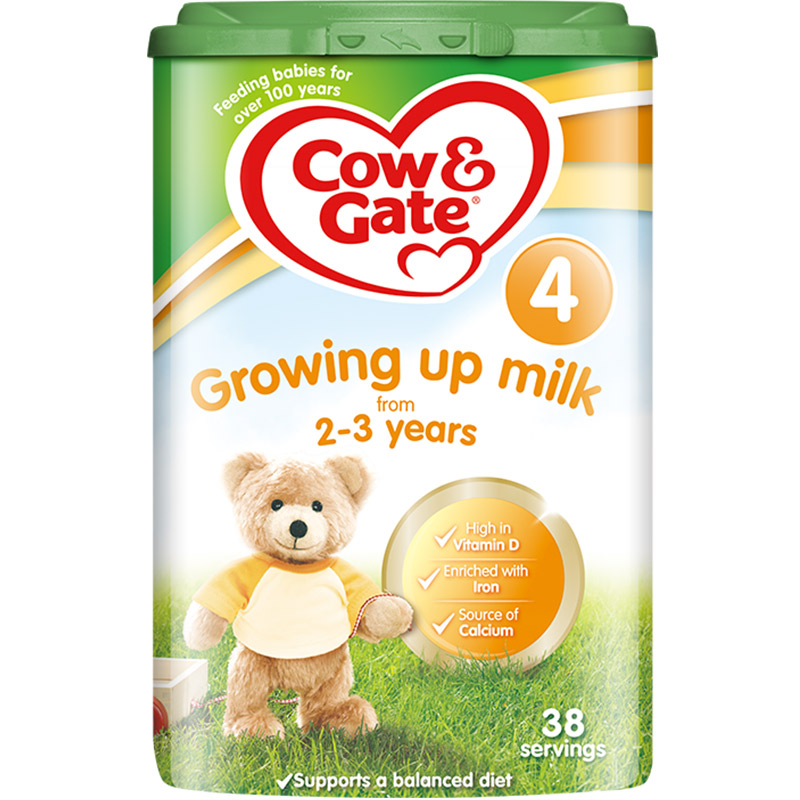 孚瑞盈海外专营店英国牛栏Cow&Gate奶粉4段英国进口婴幼儿牛栏奶粉24个月以上800g3