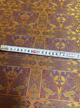 新中式蜀罗织锦缎变色提花面料