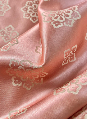 莫兰迪色唐风敦煌提花汉服面料