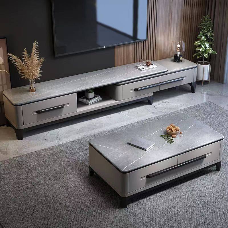 岩板餐桌家用小户型现代简约轻奢可变圆桌伸缩折叠实木餐桌椅组合,淘宝优惠券,粉丝福利购,淘宝优惠卷