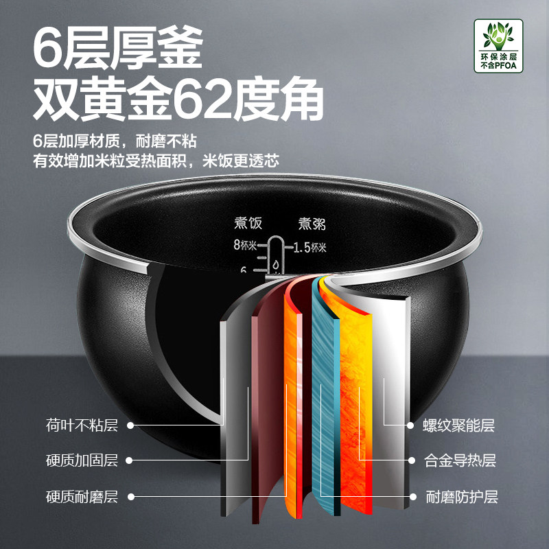 苏泊尔迷你球釜2l小容量家用电饭煲 苏泊尔鑫三荣电饭煲