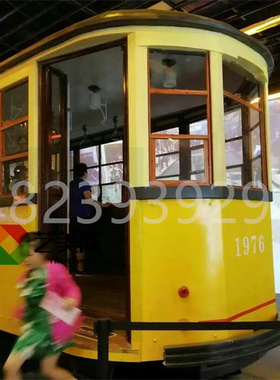 大型有轨电车模型景区网红打卡地