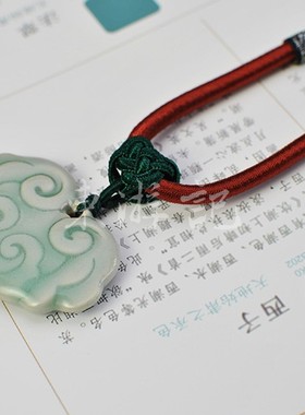 东方印象女士吊坠毛衣链龙泉青瓷