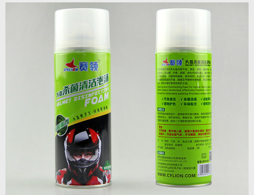 赛领摩托车头盔泡沫清洗剂内衬清洁剂自行车通用去味除臭泡沫清洗 - 图1