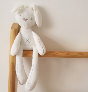 英国不对称兔子玩偶毛绒玩具芭蕾舞兔子宝宝安抚陪睡娃娃抓娃娃机 - 图2