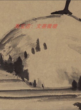 清 八大山人(朱耷)鸭图 仿古名家水墨鸭子花鸟国画立轴高清微喷