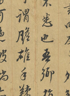 董其昌行书尺牍真迹高清真迹微喷绘临摹学习练字帖台北故宫藏卷轴