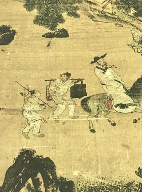 唐寅唐伯虎人物国画微喷装饰画