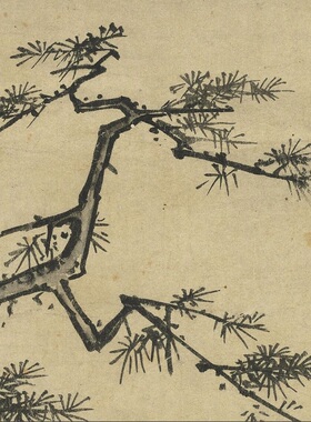 夏圭溪山清远图宋画真迹国画山水画微喷绘古代名画复制品客厅装饰