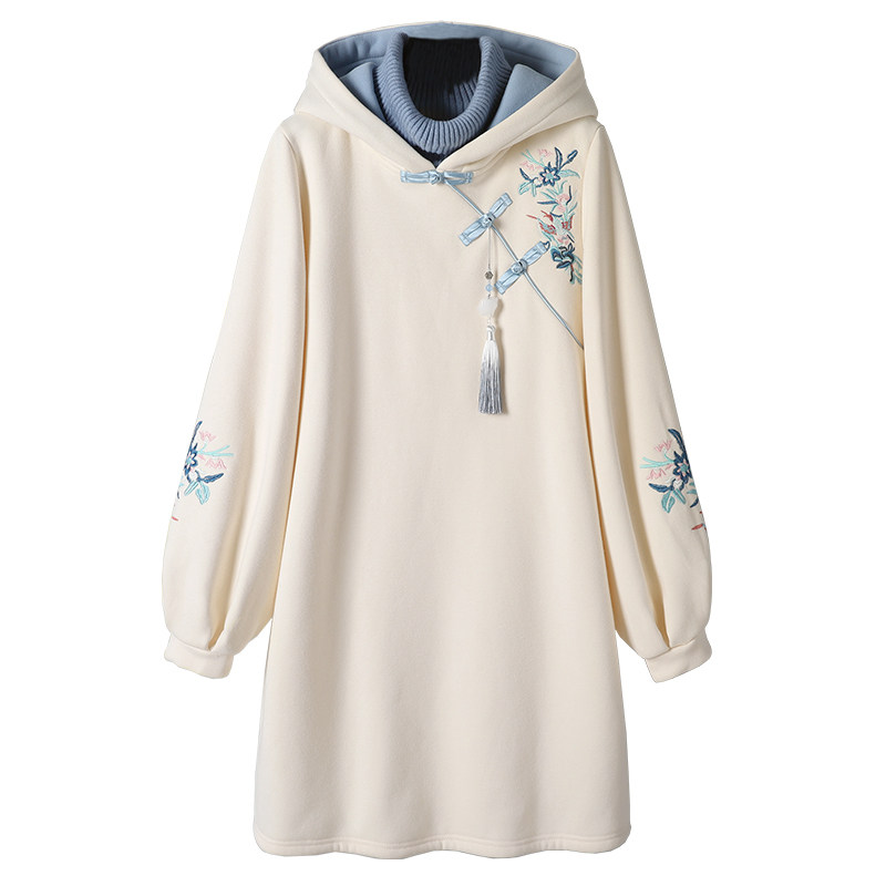 日常可穿过年汉服秋冬季新款连衣裙 迎客驼汉服