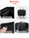 Women's large-capacity portable cosmetic bag with ins style makeup bag