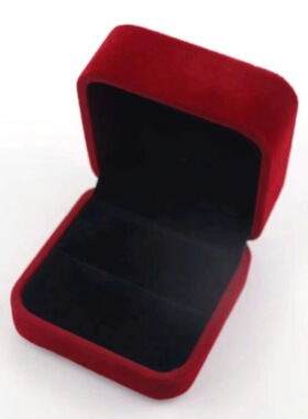 永生花礼盒PE悬浮盒戒指项链耳饰绒布礼盒玫瑰花首饰盒一件代发