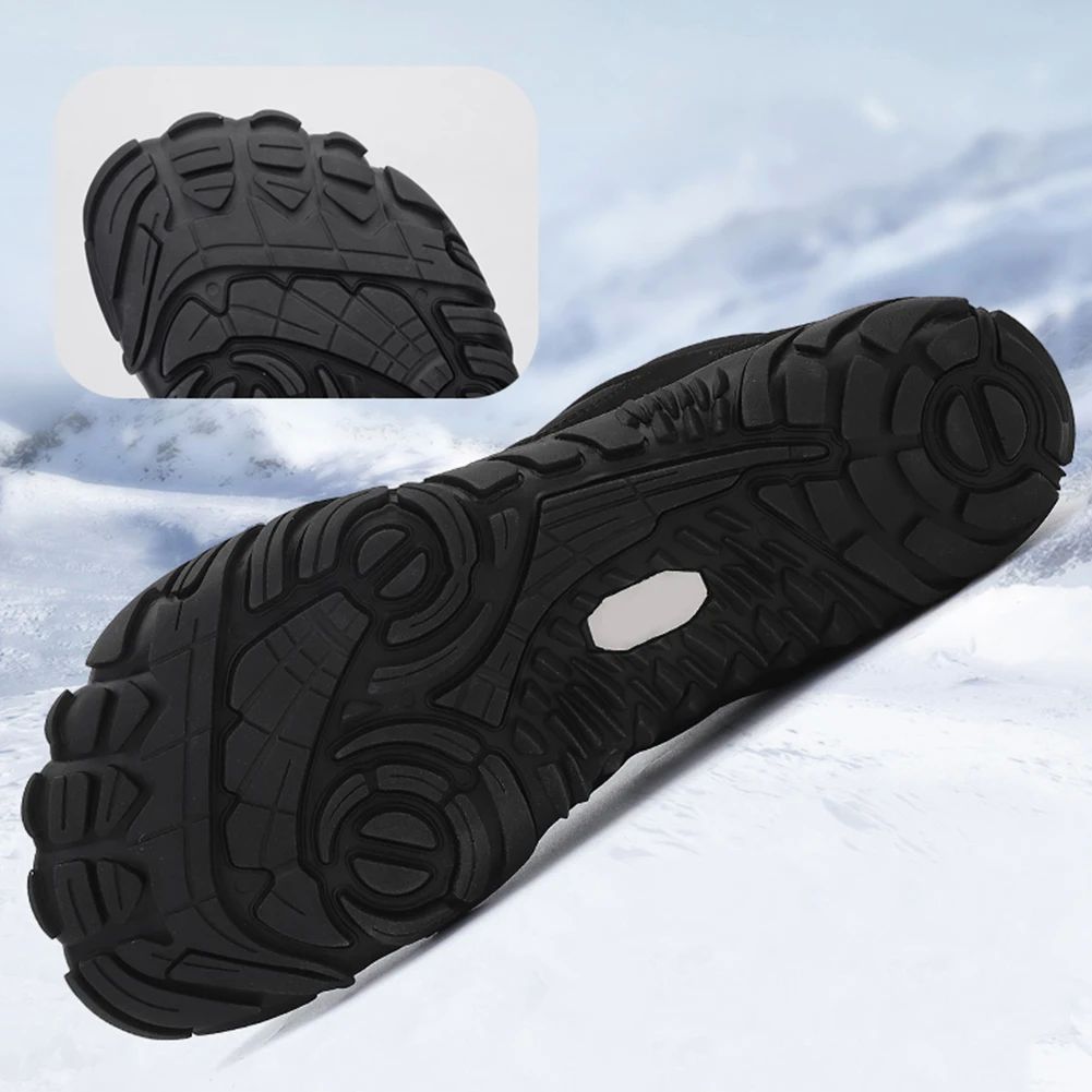 2023 Winter Booties Men Snow BareFoot Casual Shoes Outdoor W - 图3