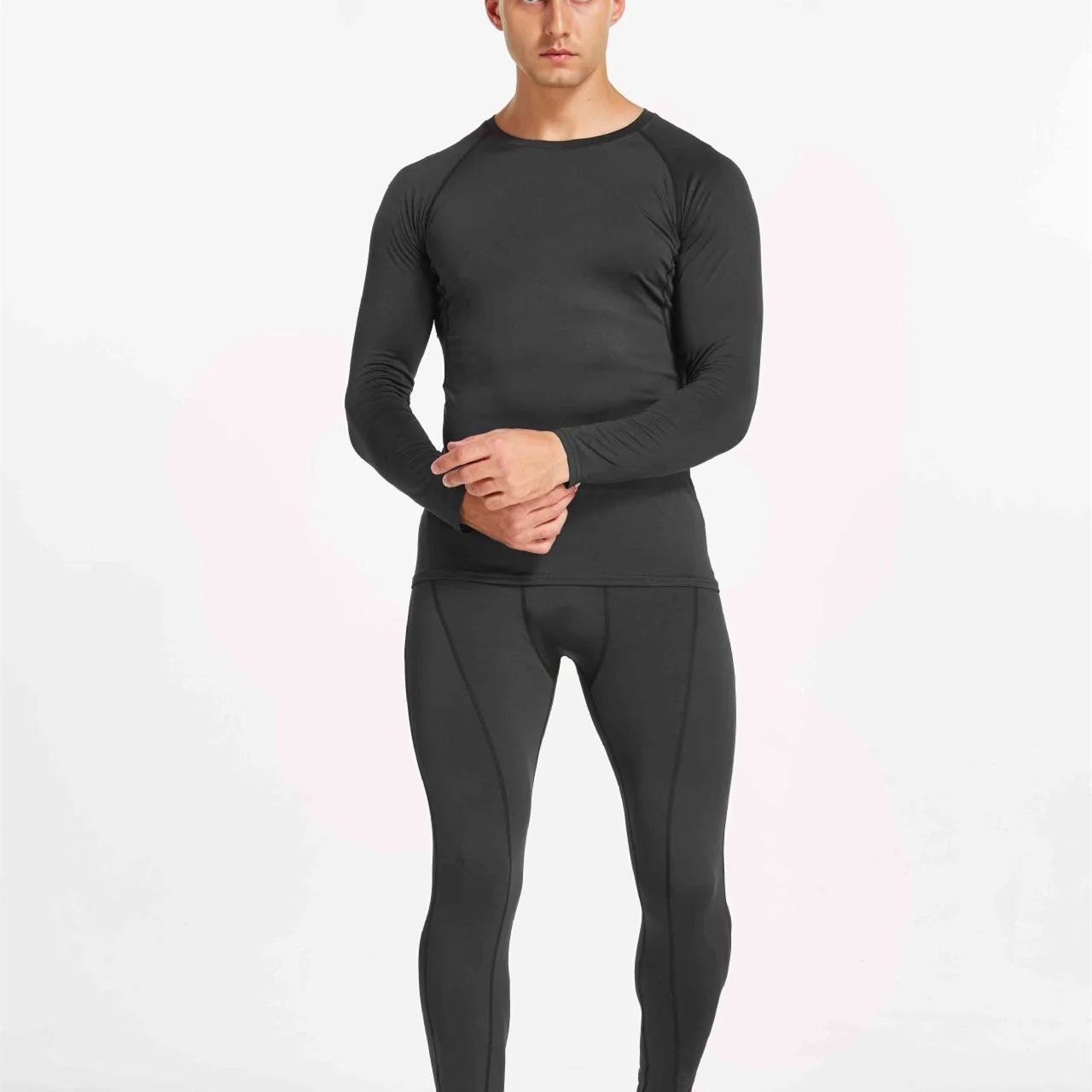 Thermal Underwear Men's Long Underwear Compression Clothing - 图0