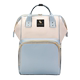 New color-blocked shoulder mommy bag, mother and baby bag, milk bag, multi-functional portable large-capacity hand-held mother's pregnancy bag