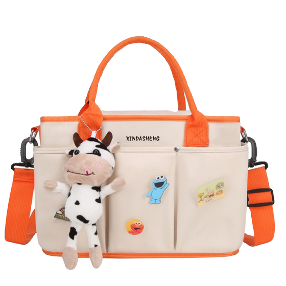 Mom's portable storage bag multifunctional tote bag insulated milk warehouse mother and baby bag multi-compartment large capacity mommy bag