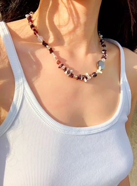 {鱼耳Museum}天然石贝壳珍珠