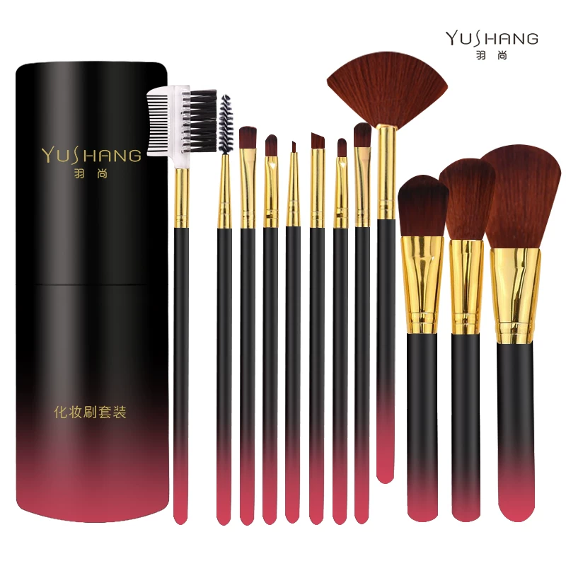 Brush, set, foundation, makeup primer, full set, for beginners