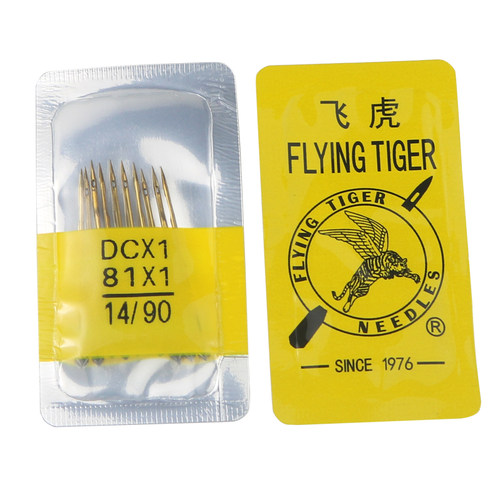 飞虎牌DCX1金针防热跑绒锁边机机针工业拷边机包缝机车四五线机针 - 图3