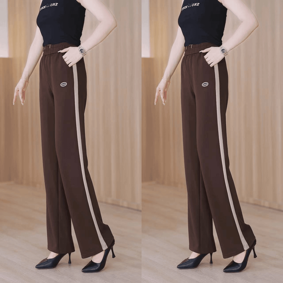 清仓捡漏～中老年妈妈裤子女直筒休闲裤春秋薄款阔腿裤显瘦运动裤 - 图0