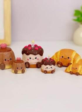 手工木雕卡通可爱摆件